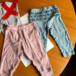 2 Kids Leggings, 6-9 months, H&M/Carter’s